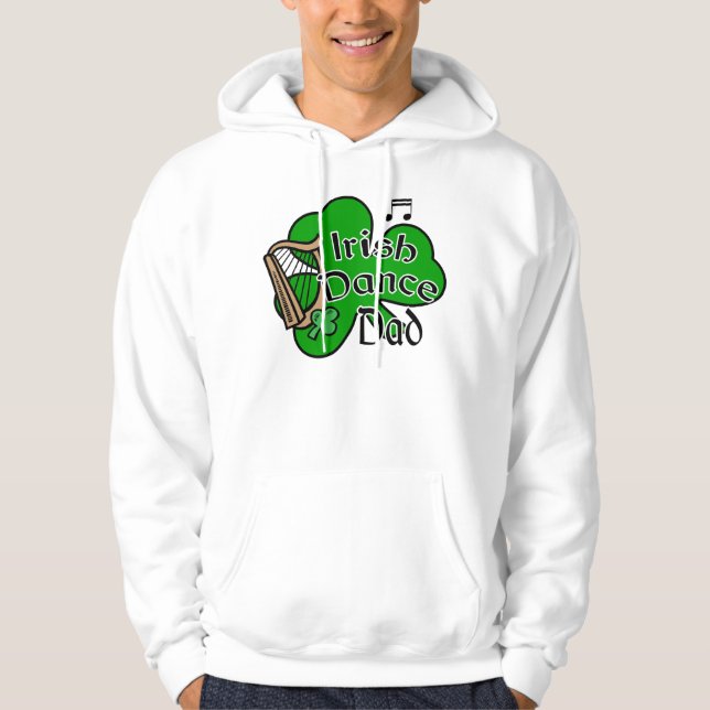 Irish Dance Vater Raglan Hoodie (Vorderseite)