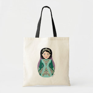 Irish Dancer Black Hair Matryoshka Bag Tragetasche