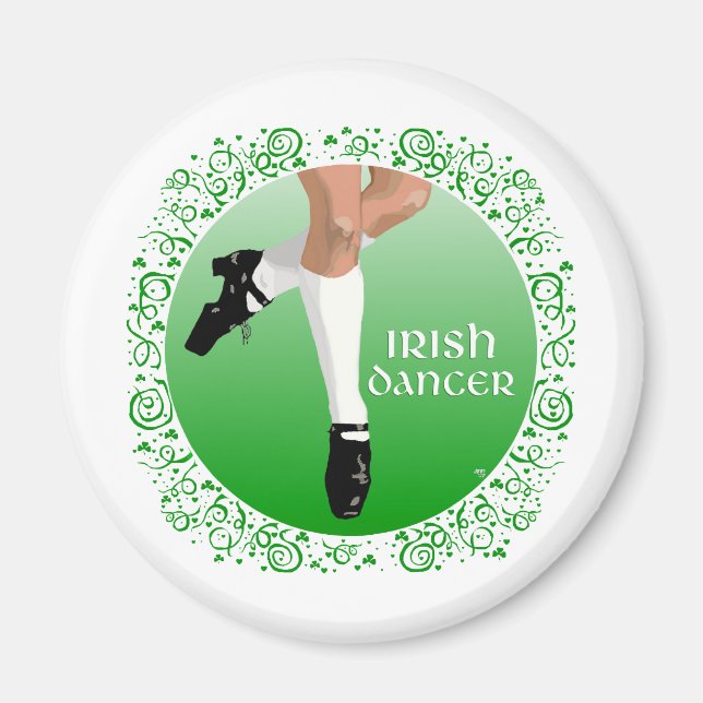 Irish Dancer Hard Shoe Magnet (Vorne)