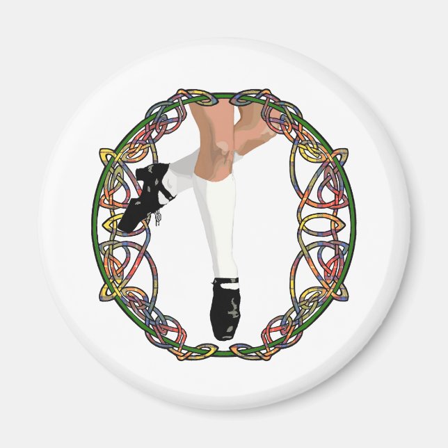 Irish Dancer Hard Shoe Magnet (Vorne)