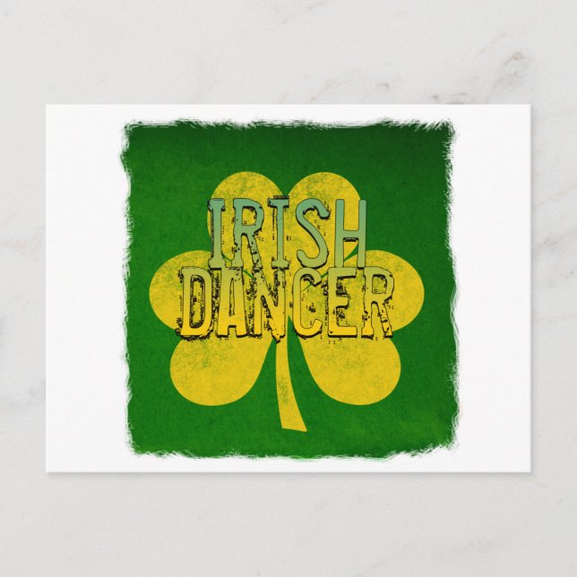 Irish Dancer Postkarte (Vorderseite)