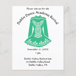 Irish Dancing Dancer Dress Dance Erwägung Flyer