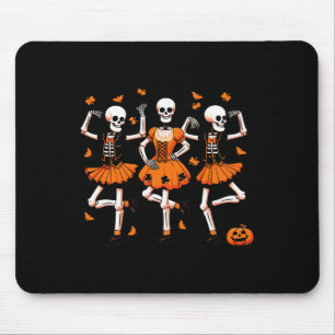 Irish Dancing Skeletts Spooky Dance Halloween Wom Mousepad