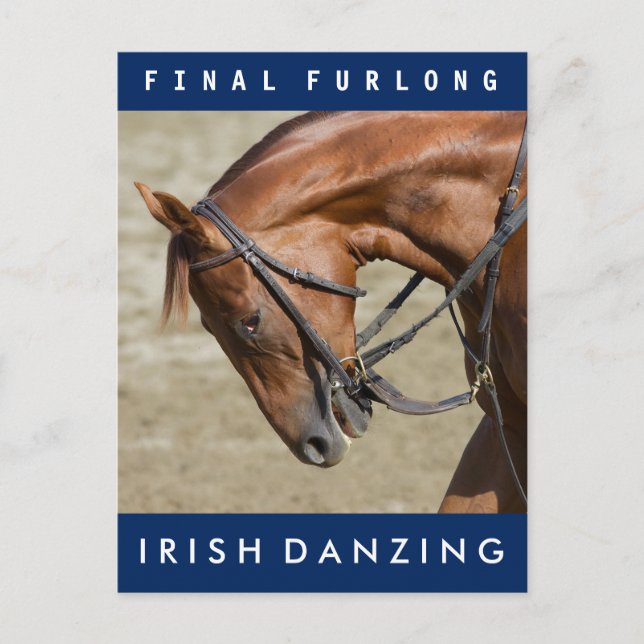 Irish Danzing - Oklahoma Training Track Postkarte (Vorderseite)