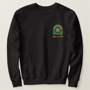 Irish Darts Besticktes Sweatshirt