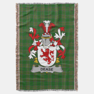 Irish Dease Coat of Arms Familienwappen Irland Decke