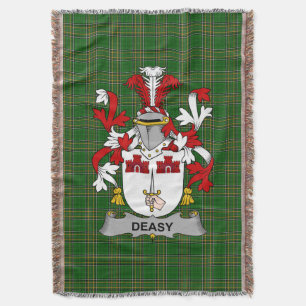 Irish Deasy Coat of Arms Familienwappen Irland Decke