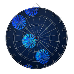 Irish Design Blue Crystal Dartscheibe