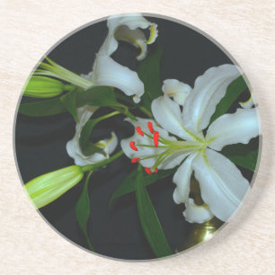 Irish Design-Messing- und Blumenkollektion Getränkeuntersetzer