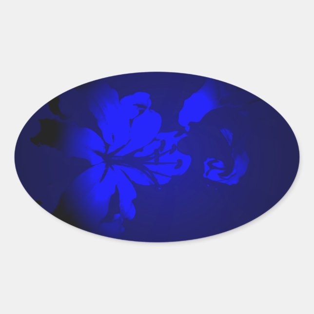Irish Design - The Blume Collection Ovaler Aufkleber (Vorderseite)
