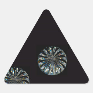 Irish Design-The Crystal Collection Dreieckiger Aufkleber