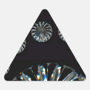 Irish Design-The Crystal Collection Dreieckiger Aufkleber