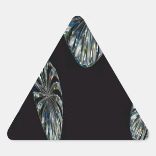 Irish Design - The Crystal Collection Dreieckiger Aufkleber