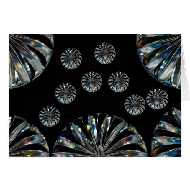 Irish Design-The Crystal Collection Grußkarten (Vorderseite (Horizontal))