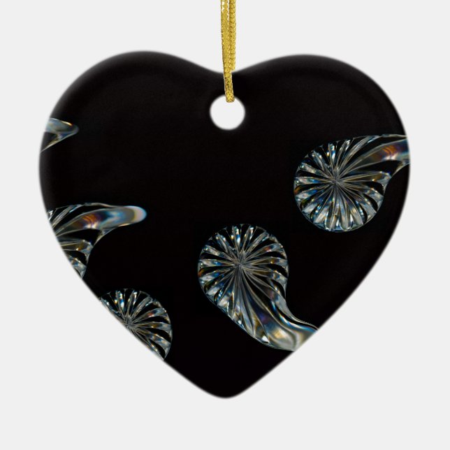 Irish Design-The Crystal Collection Keramik Ornament (Vorne)