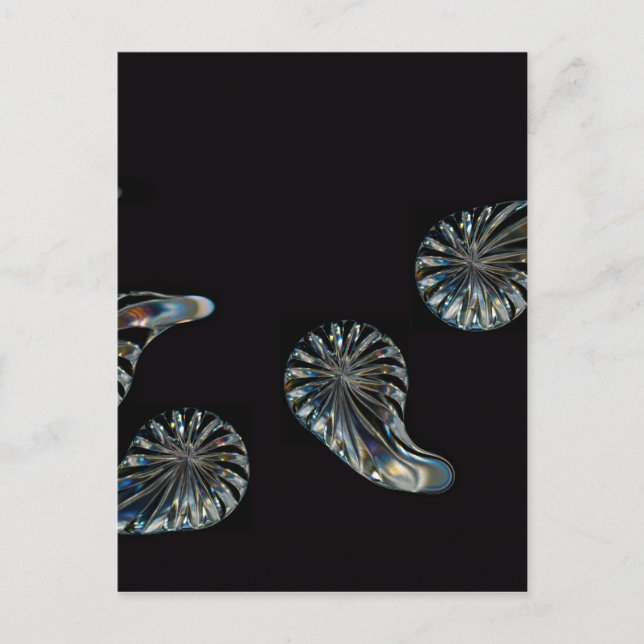 Irish Design-The Crystal Collection Postkarte (Vorderseite)