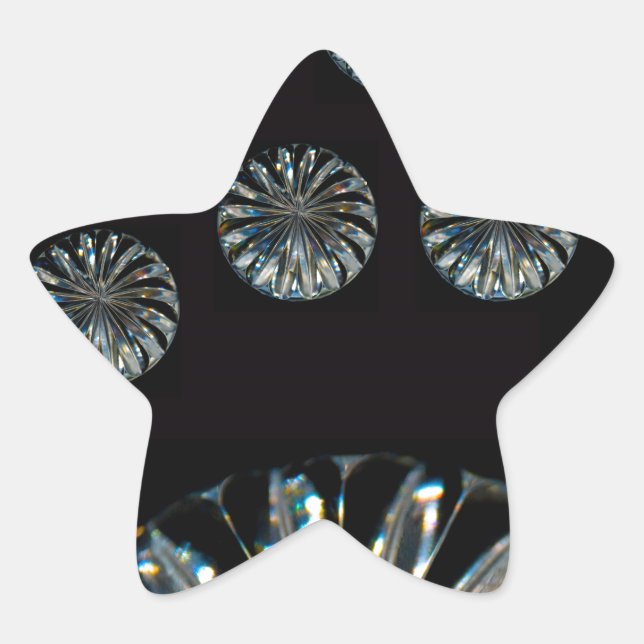 Irish Design-The Crystal Collection Stern-Aufkleber (Vorderseite)