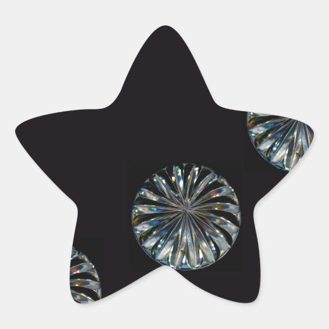 Irish Design-The Crystal Collection Stern-Aufkleber (Vorderseite)