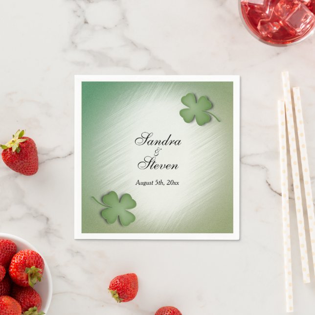 Irish Dream Wedding Serviette (Beispiel)