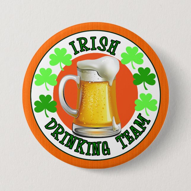 Irish Drink Team Button (Vorderseite)