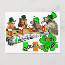 Irish Drink Team Postkarte