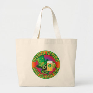 Irish Drink Team Skull Jumbo Stoffbeutel