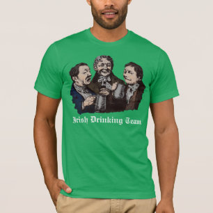 Irish Drink Team Vintag Design T - Shirt