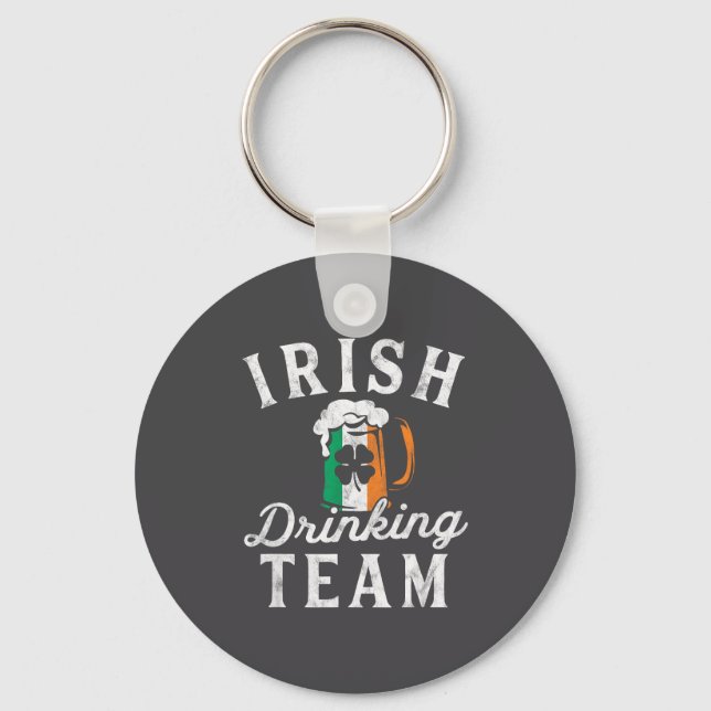 Irish Drinking Team Shirt St Patrick's Day Group S Schlüsselanhänger (Vorderseite)