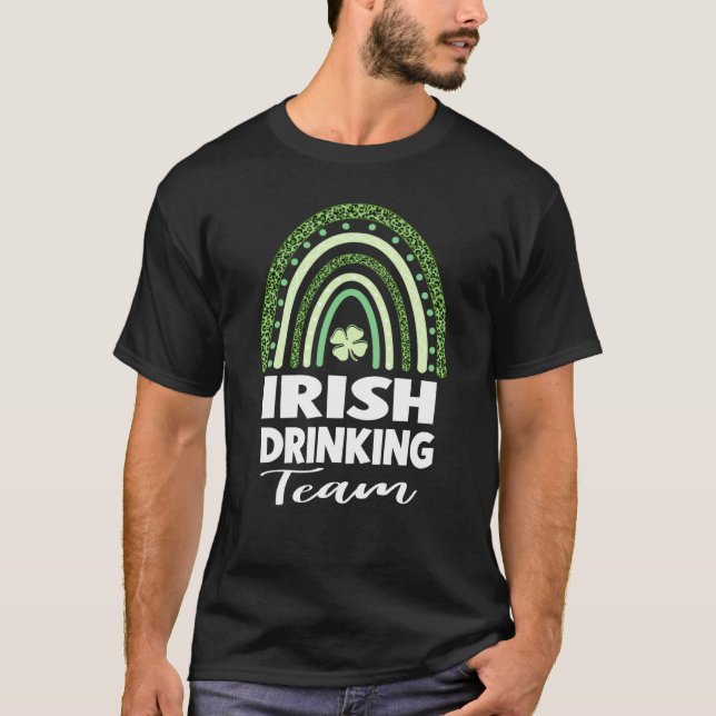 Irish Drinking Team St Patrick's Day T-Shirt (Vorderseite)