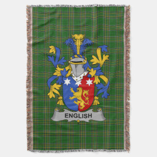 Irish English Coat of Arms Familienwappen Irland Decke