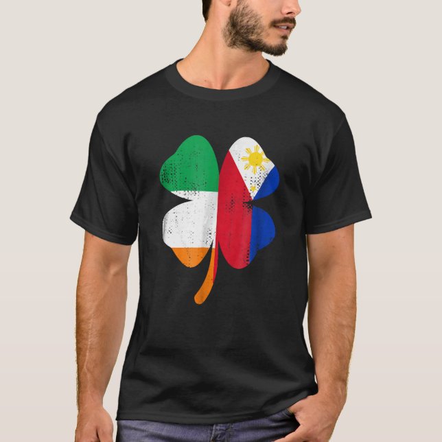 Irish Filipino Flags St Patricks Day T - Shirts (Vorderseite)