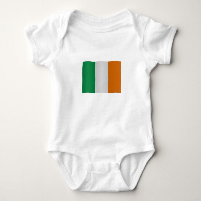 Irish flag baby strampler (Vorderseite)
