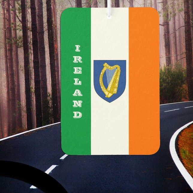 Irish Flag Car Air Freshener, Irland Autolufterfrischer (Von Creator hochgeladen)