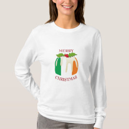 IRISH FLAG Christmas Pudding T-Shirt