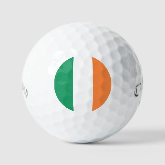 Irish Flag css gbcnt Golfball (Vorderseite)