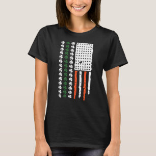 Irish Flag Funny St Patty S Day Matching Green Bee T-Shirt
