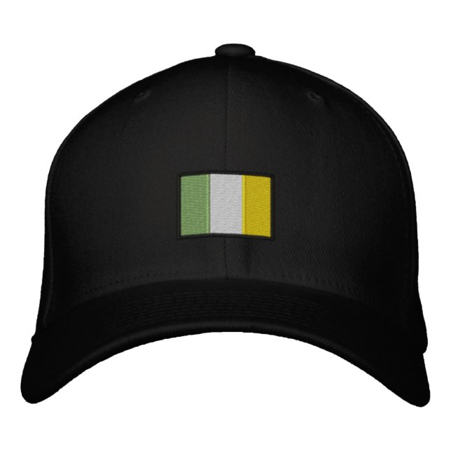 Irish Flag Hat Bestickte Kappe (Vorderseite)