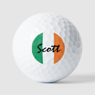 Irish Flag Individuelle Name va gbcnt Golfball