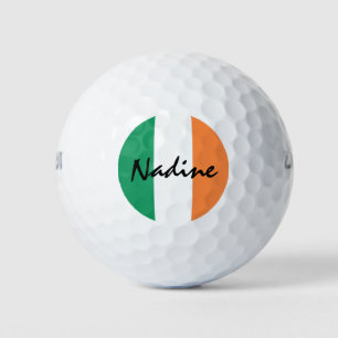 Irish Flag Individuelle Name wgbt Golfball