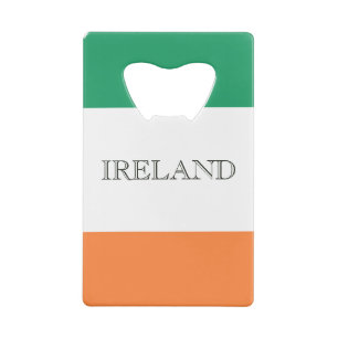 Irish Flag Ireland boczent Geldbeutel Flaschenöffner