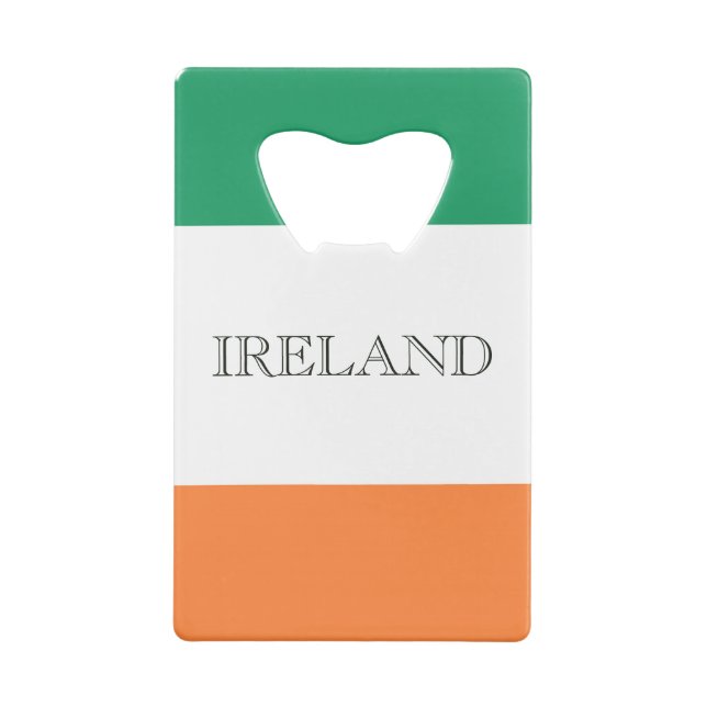 Irish Flag Ireland boczent Geldbeutel Flaschenöffner (Rückseite)