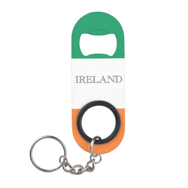 Irish Flag Ireland boczent Mini Flaschenöffner (Vorderseite)