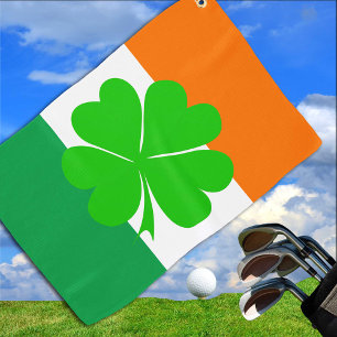 Irish Flag & Ireland golf / sports Golf Dublin Golfhandtuch