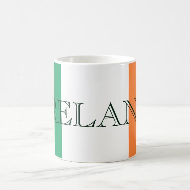 Irish Flag Ireland Kaffeetasse (Mittel)