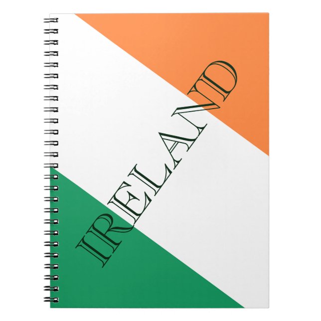 Irish Flag Ireland Notizblock (Vorderseite)