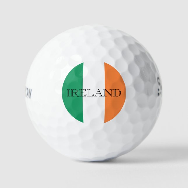 Irish Flag Ireland ssf gbcnt Golfball (Vorderseite)