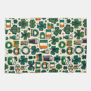 Irish Flag Ireland St. Patricks Day Slainte Geschirrtuch
