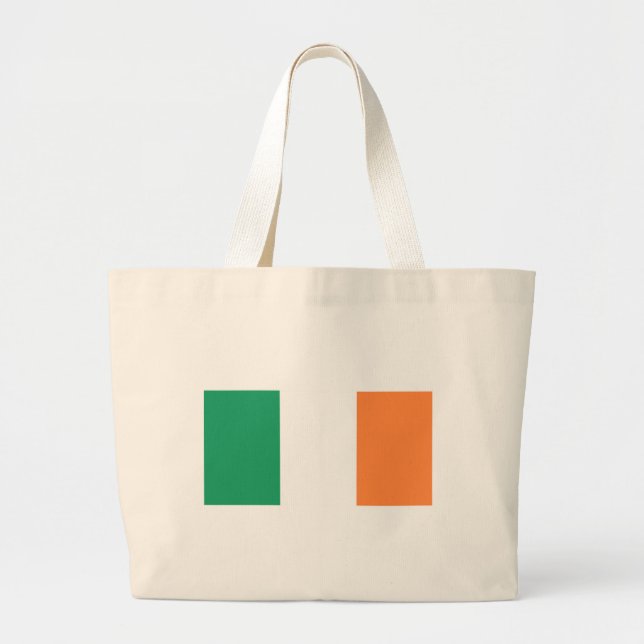 Irish Flag jtcent Jumbo Stoffbeutel (Vorne)