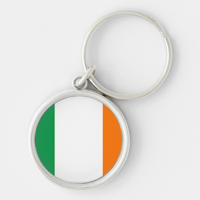 Irish Flag Keyring Schlüsselanhänger (Vorne)