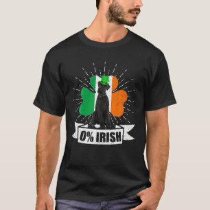 Irish Flag Kleeblatt Giant Schnauzer Dog St. Patri T-Shirt